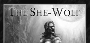 A teaser for The She-Wolf's cover.